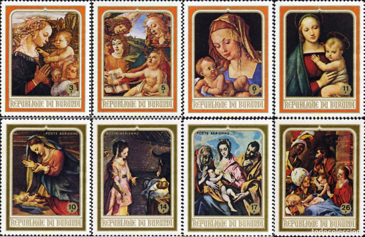 Sellos: 73312 MNH BURUNDI 1968 NAVIDAD