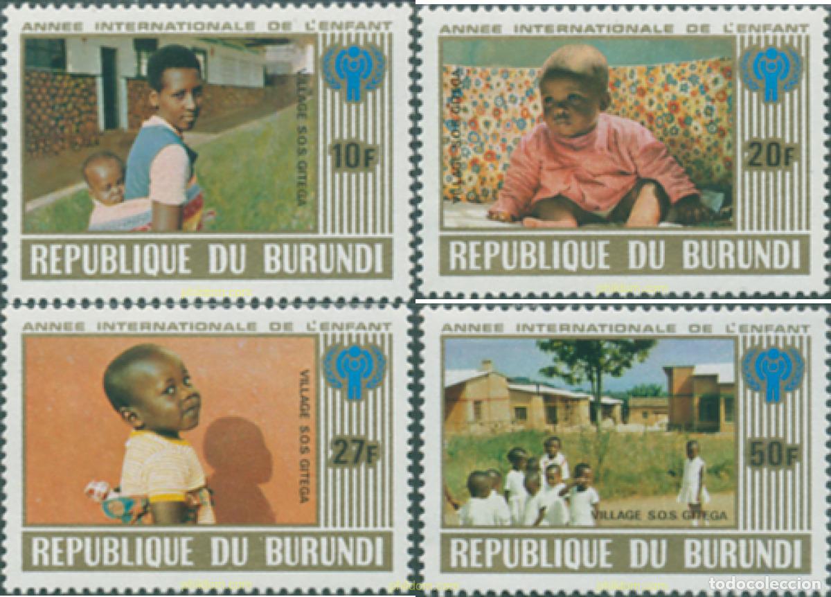 Sellos: 73482 MNH BURUNDI 1979 A&Ntilde;O INTERNACIONAL DE LA INFANCIA