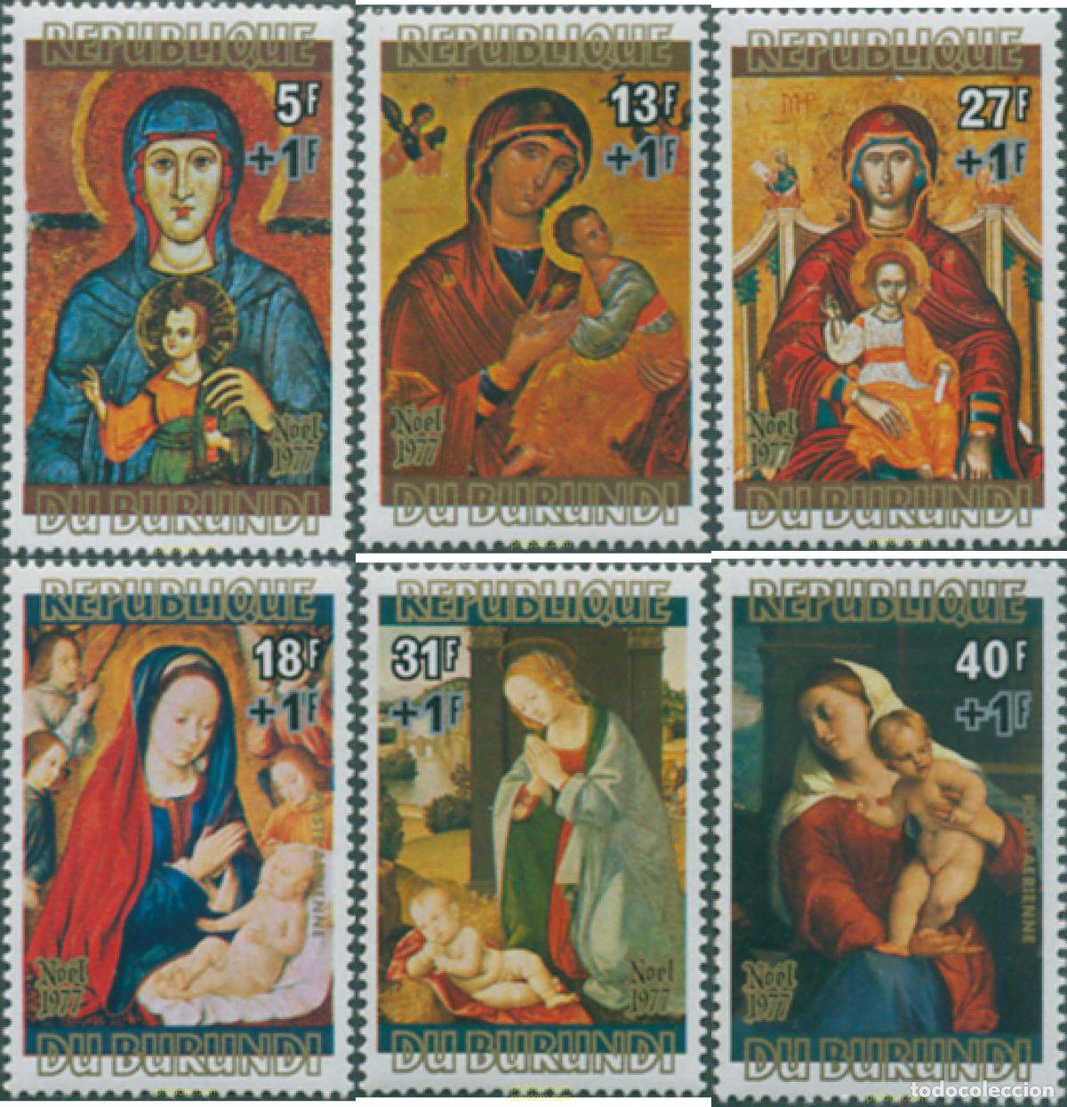 Sellos: 73376 MNH BURUNDI 1977 NAVIDAD