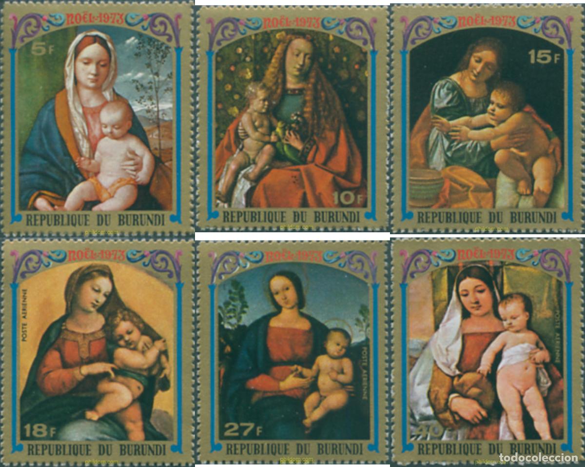 Sellos: 73351 MNH BURUNDI 1973 NAVIDAD