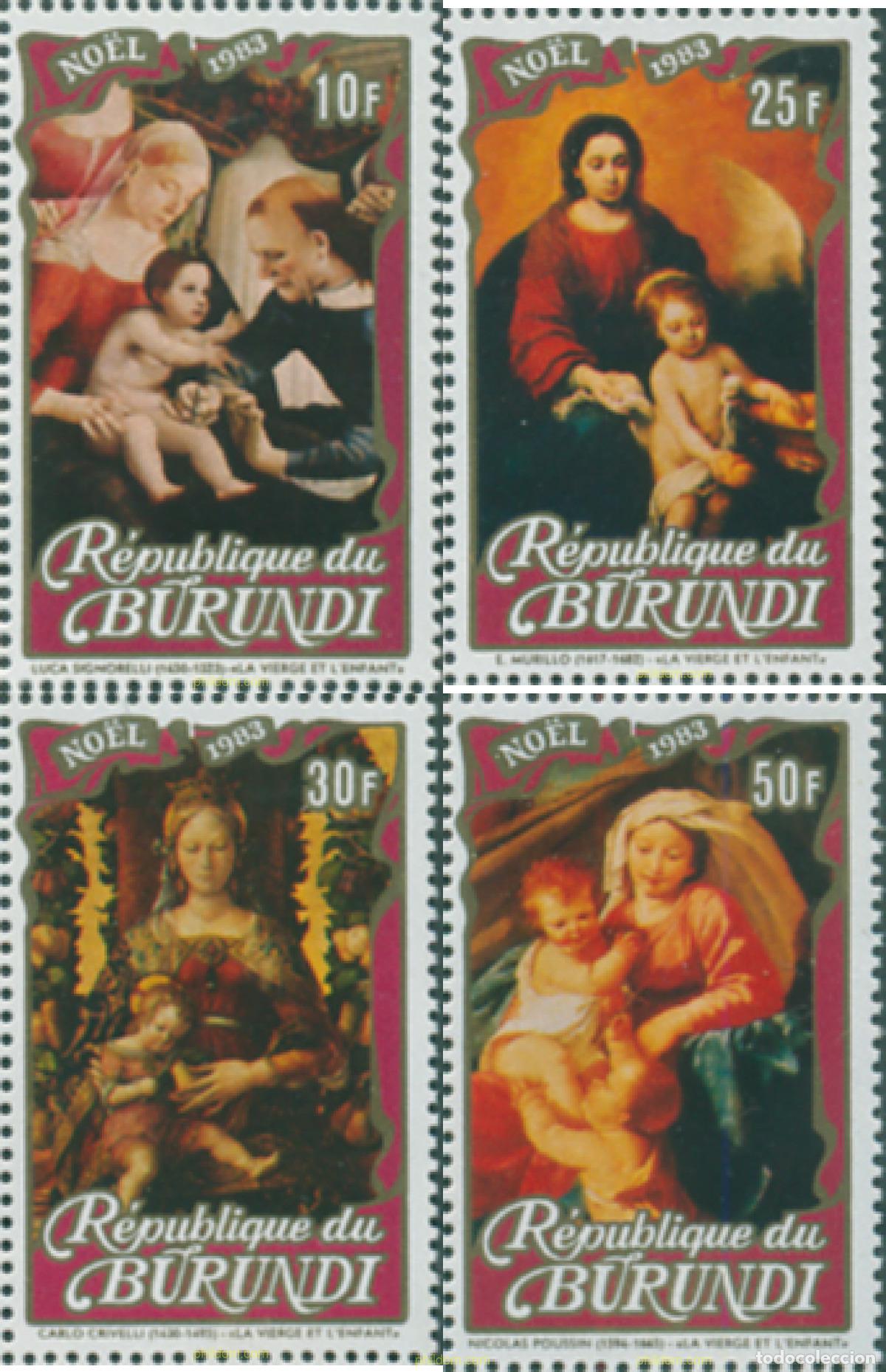 Sellos: 73415 MNH BURUNDI 1983 NAVIDAD
