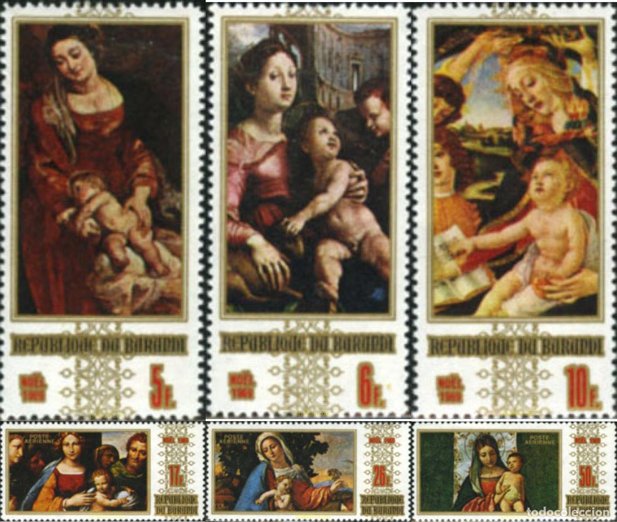 Sellos: 73322 MNH BURUNDI 1969 NAVIDAD