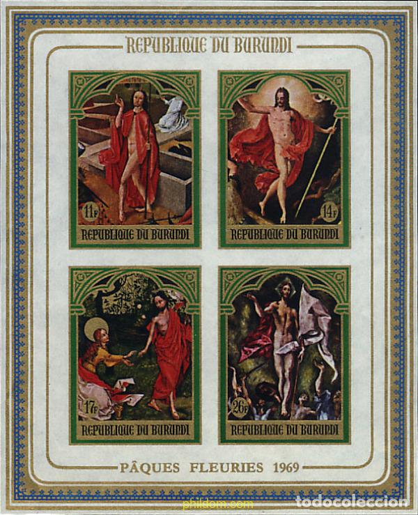 Sellos: 14832 MNH BURUNDI 1969 PASCUA