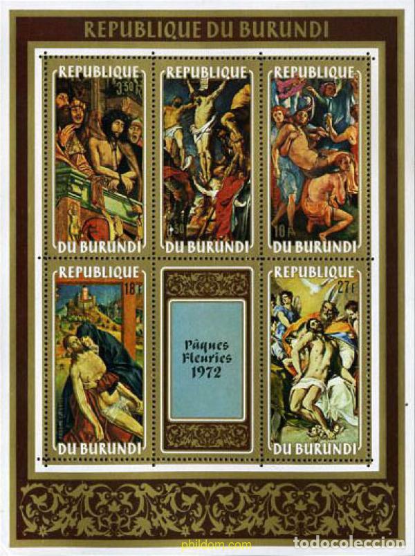 Sellos: 73451 MNH BURUNDI 1972 PASCUA