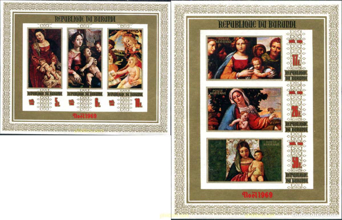 Sellos: 14835 MNH BURUNDI 1969 NAVIDAD