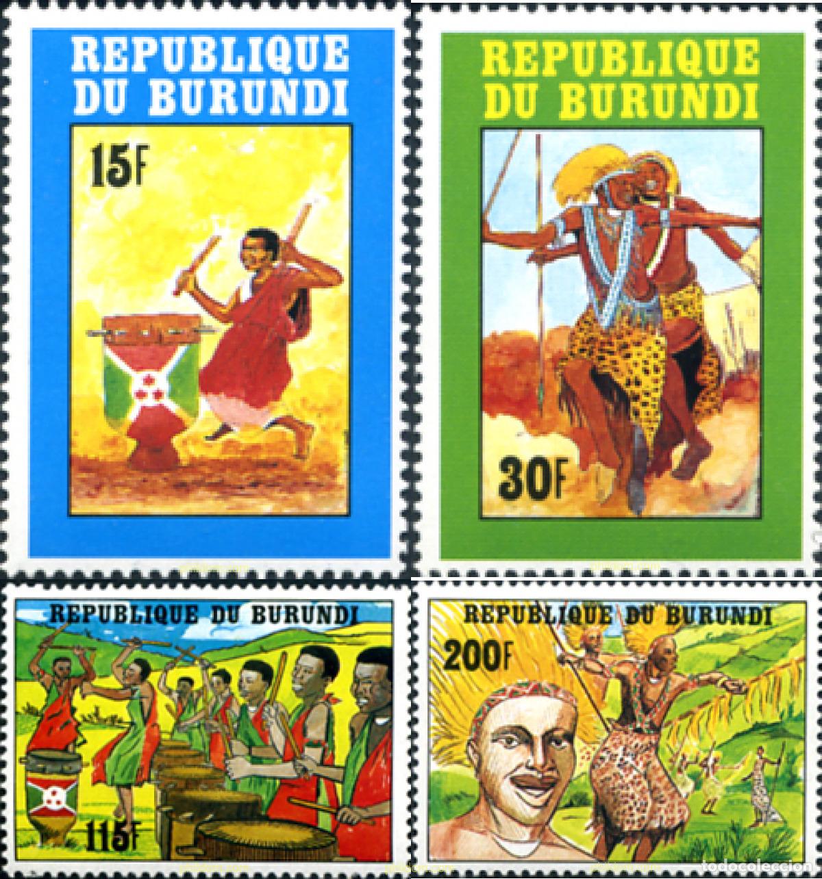 Sellos: 73427 MNH BURUNDI 1992 DANZAS TRADICIONALES