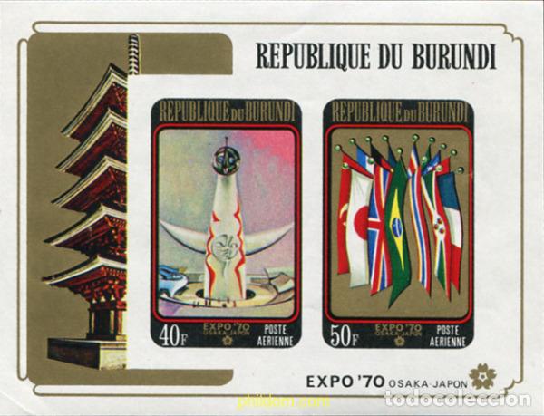 Sellos: 14838 MNH BURUNDI 1970 EXPO 70. EXPOSICION UNIVERSAL DE OSAKA
