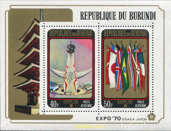 Sellos: 73440 MNH BURUNDI 1970 EXPO 70. EXPOSICION UNIVERSAL DE OSAKA