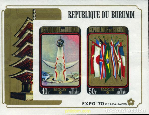 Sellos: 202266 MNH BURUNDI 1970 EXPO 70. EXPOSICION UNIVERSAL DE OSAKA