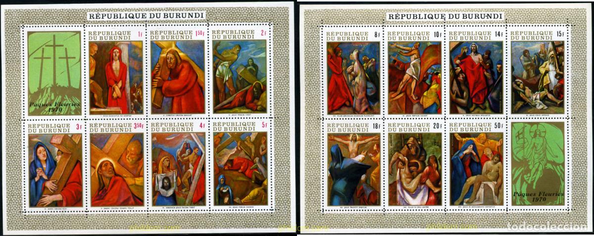 Sellos: 73439 MNH BURUNDI 1970 PASCUA