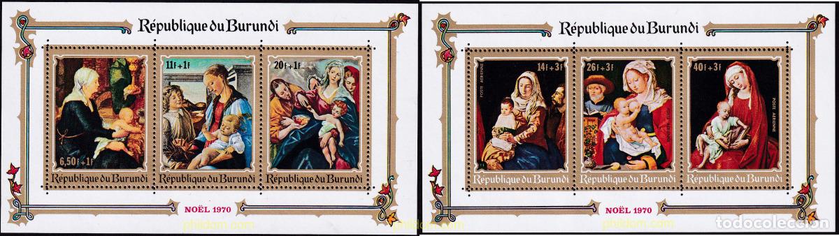 Sellos: 73438 MNH BURUNDI 1970 NAVIDAD