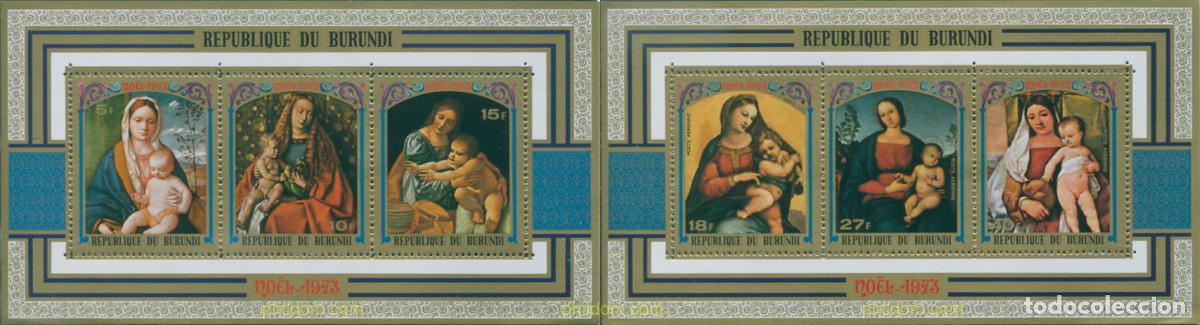 Stamps: 73456 MNH BURUNDI 1973 NAVIDAD