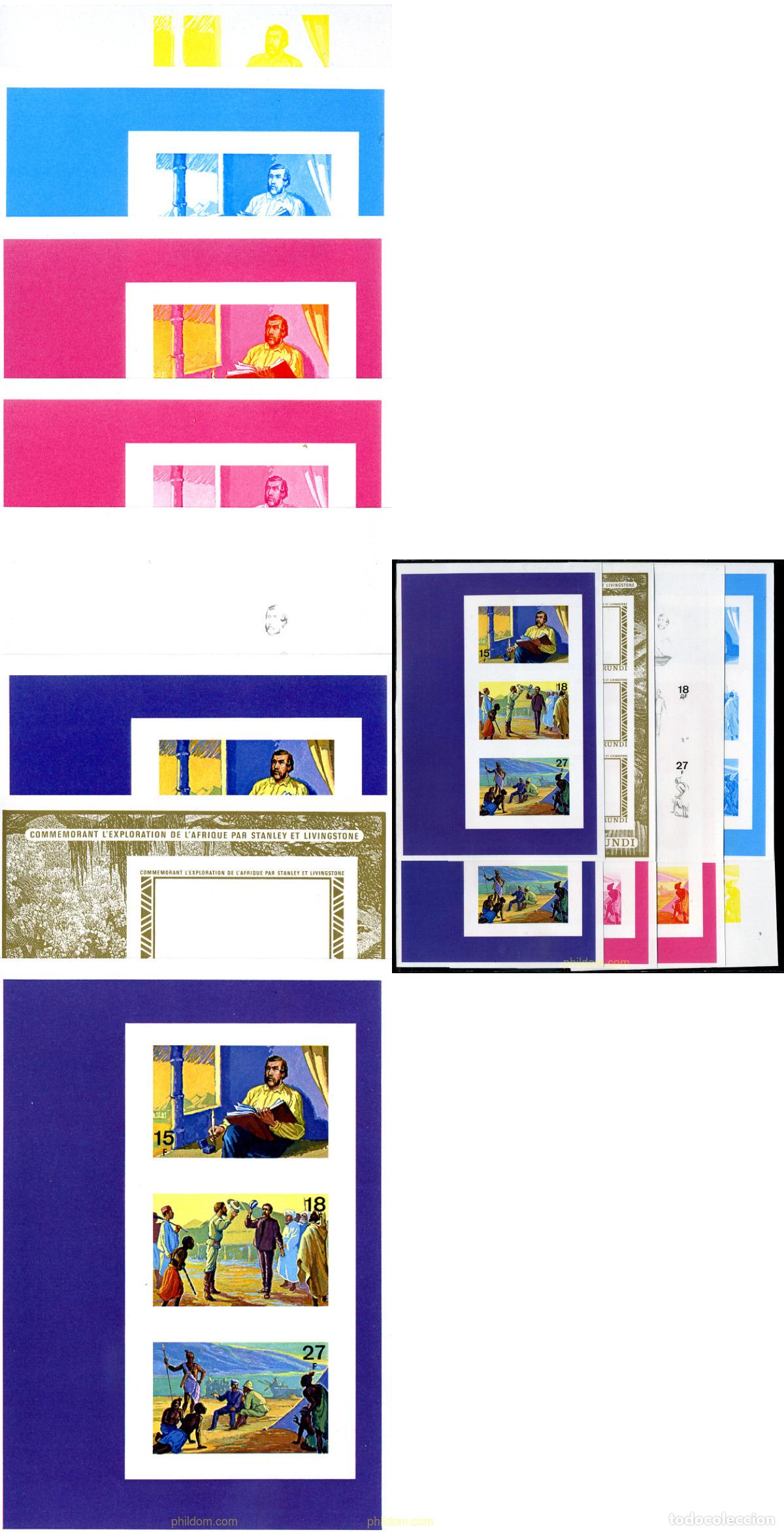 Stamps: 202294 MNH BURUNDI 1973 EXPLORACIONES AFRICANAS DE STANLEY Y LIVINGSTONE