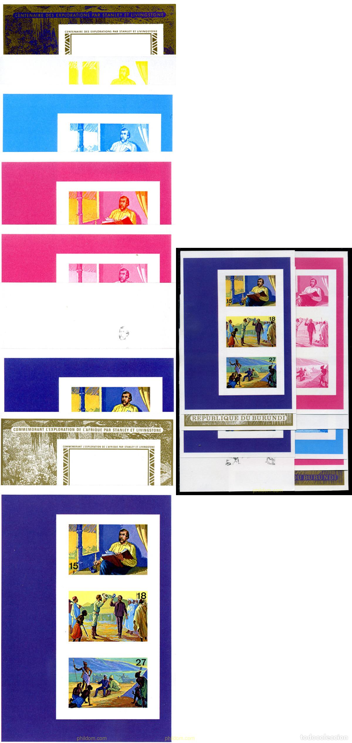 Stamps: 202295 MNH BURUNDI 1973 EXPLORACIONES AFRICANAS DE STANLEY Y LIVINGSTONE