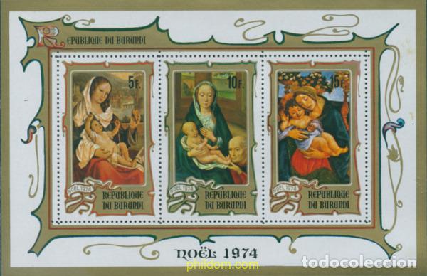 Stamps: 297900 MNH BURUNDI 1974 NAVIDAD