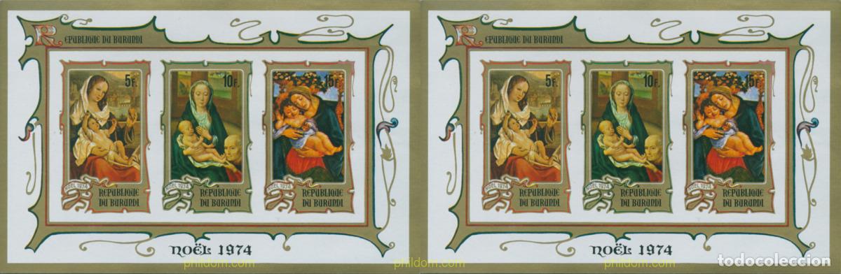 Stamps: 297901 MNH BURUNDI 1974 NAVIDAD