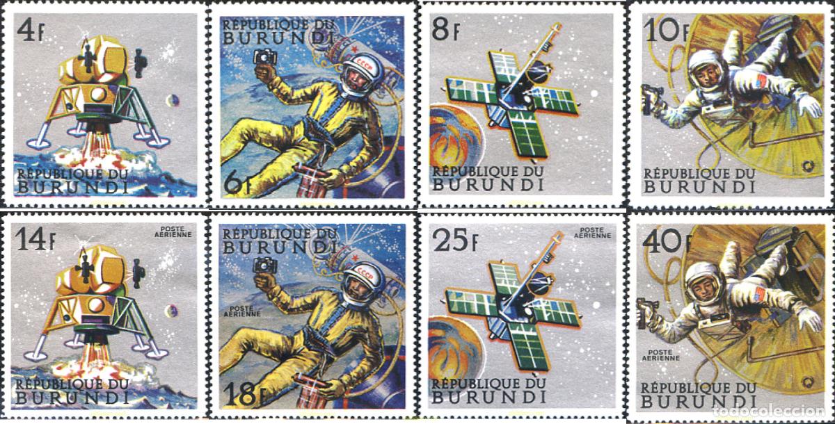 Sellos: 73311 MNH BURUNDI 1968 EXPLORACIONES ESPACIALES