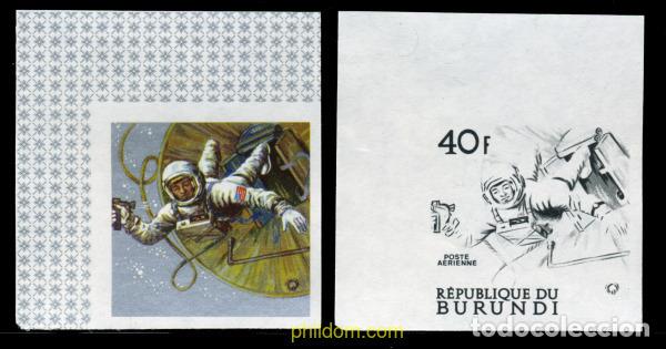 Sellos: 202192 MNH BURUNDI 1968 EXPLORACIONES ESPACIALES