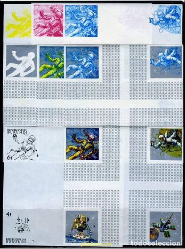 Sellos: 202193 MNH BURUNDI 1968 EXPLORACIONES ESPACIALES