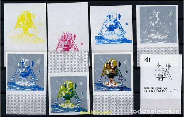 Sellos: 204225 MNH BURUNDI 1968 EXPLORACIONES ESPACIALES