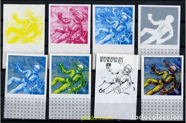 Sellos: 204226 MNH BURUNDI 1968 EXPLORACIONES ESPACIALES