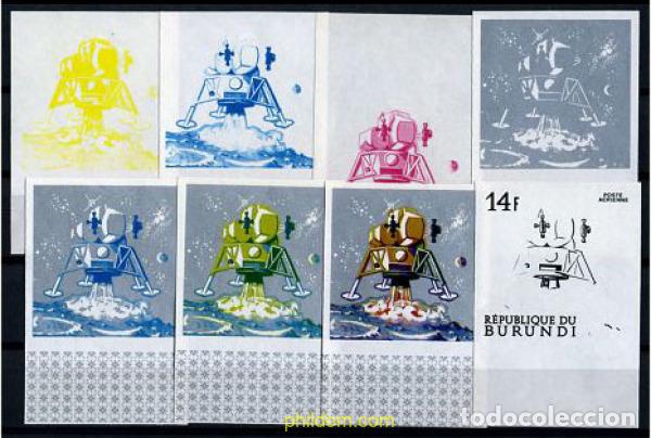 Sellos: 204229 MNH BURUNDI 1968 EXPLORACIONES ESPACIALES