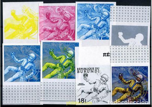 Sellos: 204230 MNH BURUNDI 1968 EXPLORACIONES ESPACIALES