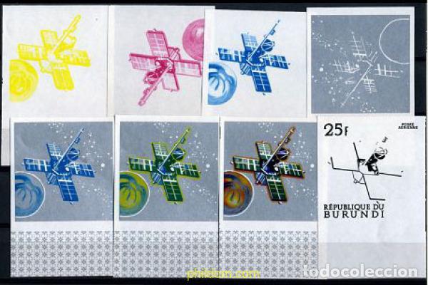 Sellos: 204231 MNH BURUNDI 1968 EXPLORACIONES ESPACIALES