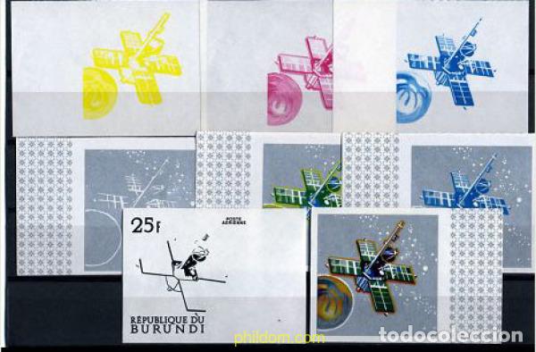 Sellos: 204234 MNH BURUNDI 1968 EXPLORACIONES ESPACIALES