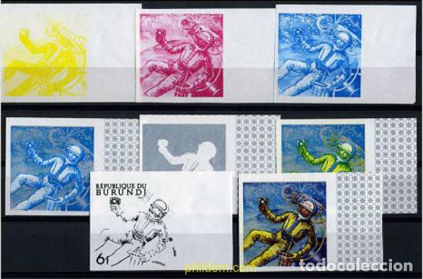 Sellos: 204239 MNH BURUNDI 1968 EXPLORACIONES ESPACIALES