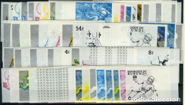 Sellos: 273272 MNH BURUNDI 1968 EXPLORACIONES ESPACIALES