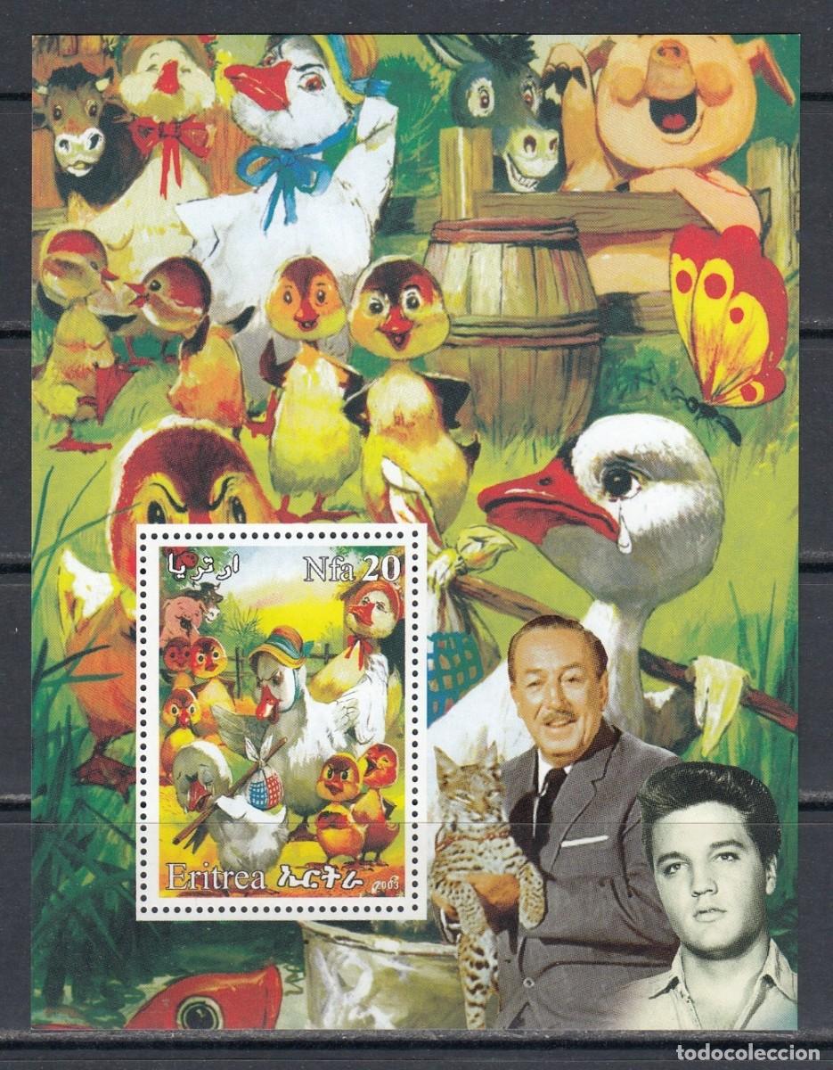 Sellos: ERITREA 2003 SHEET MNH WALT DISNEY ELVIS PRESLEY