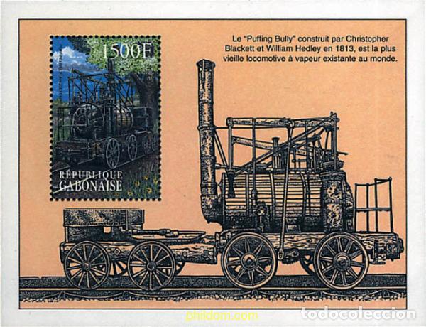Sellos: 596097 MNH GABON 2000 GRANDES TRENES DEL MUNDO