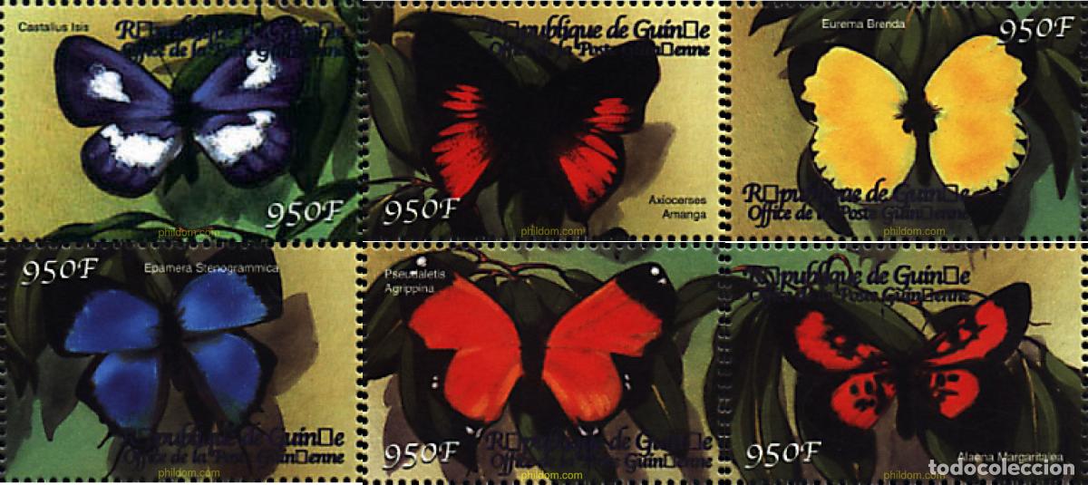 Sellos: 323755 MNH GUINEA 2001 MARIPOSAS