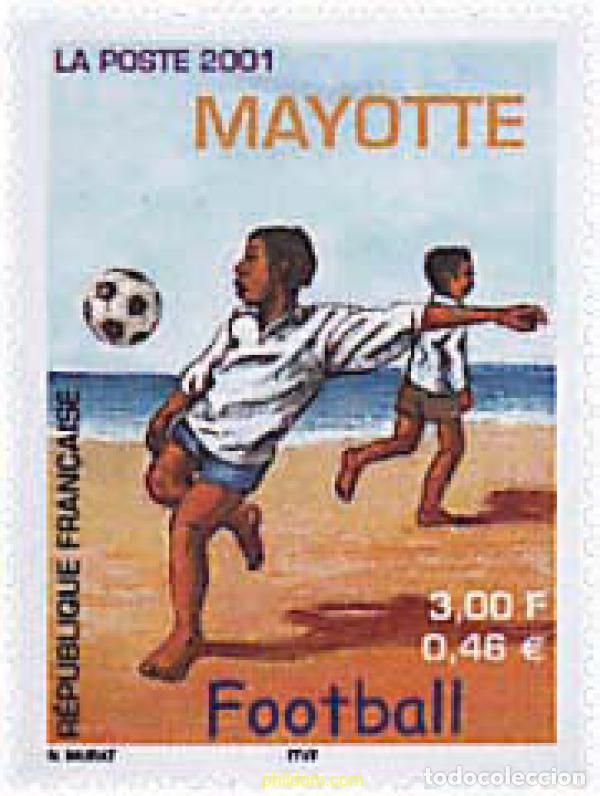 Sellos: 76475 MNH MAYOTTE 2001 FUTBOL