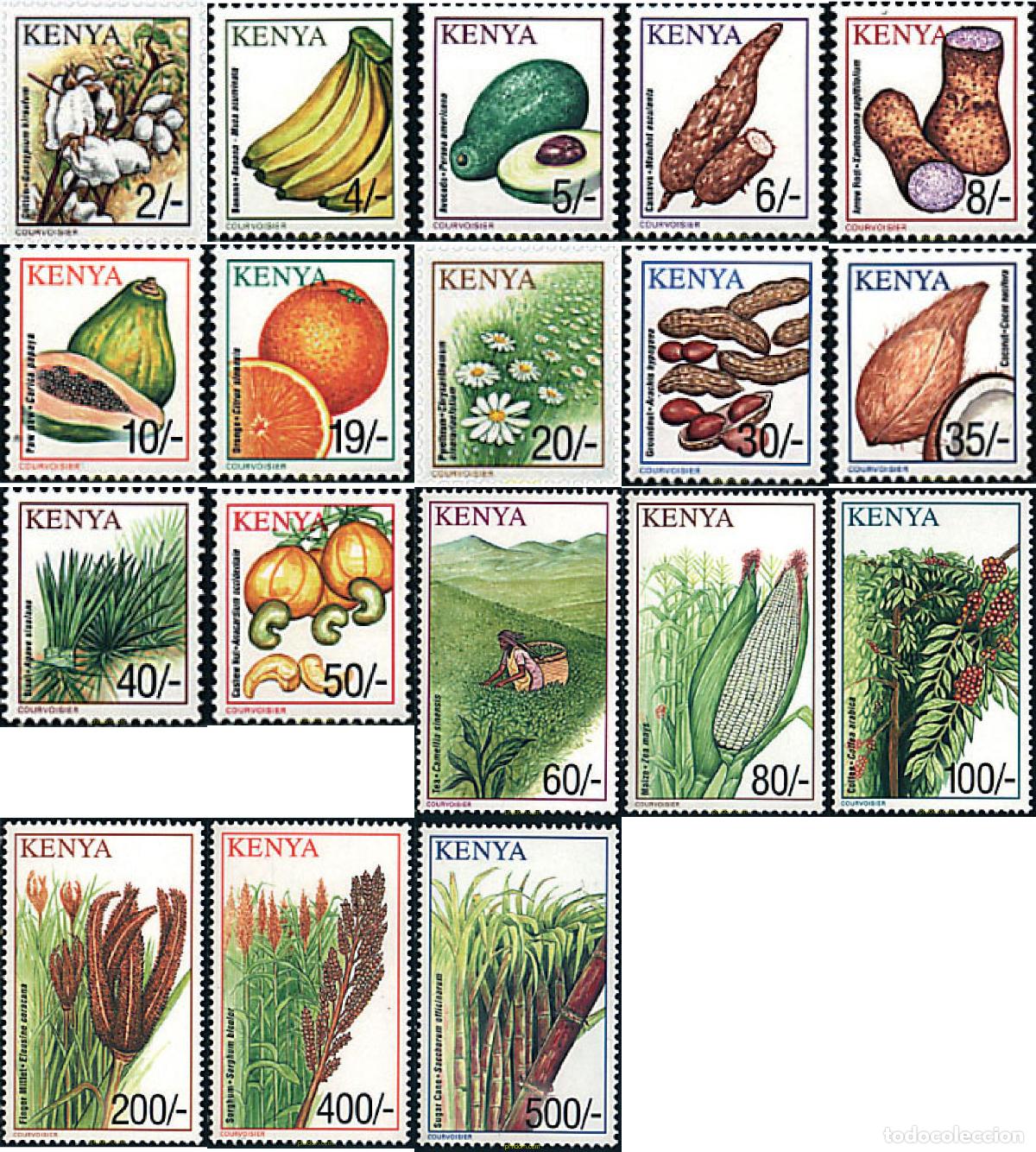 Sellos: 96295 MNH KENIA 2001 FRUTOS