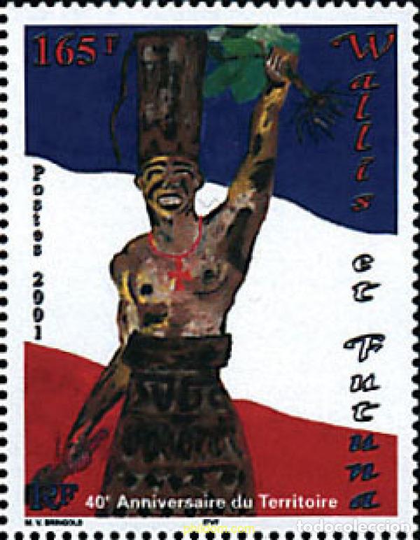 Sellos: 88765 MNH WALLIS Y FUTUNA 2001 40 ANIVERSARIO DEL TERRITORIO