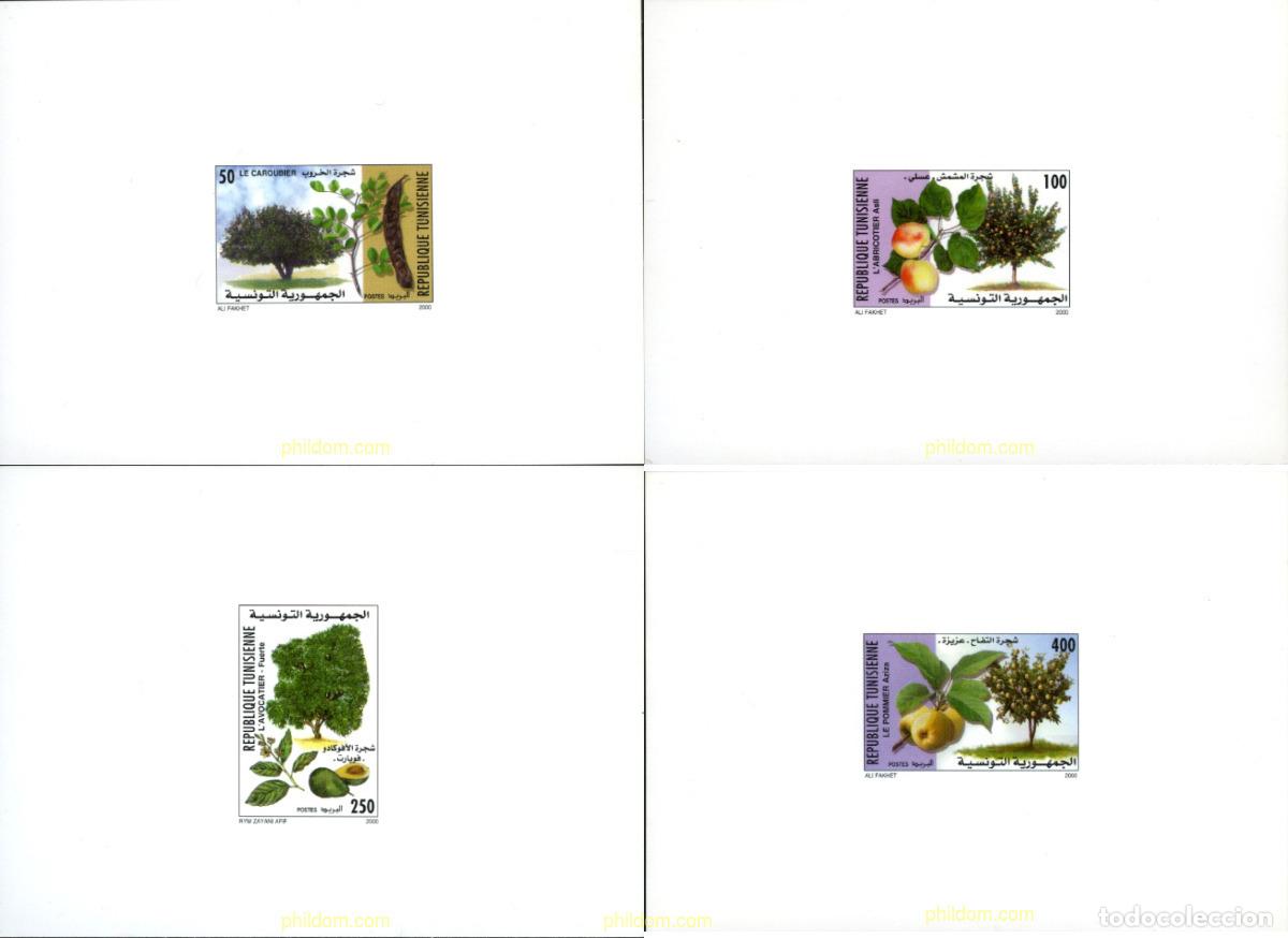 Sellos: 196378 MNH TUNEZ 2000 ARBOLES FRUTALES