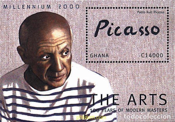 Sellos: 318108 MNH GHANA 2001 PINTORES Y ESCULTORES CELEBRES