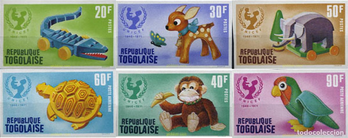 Sellos: 15165 MNH TOGO 1971 25 ANIVERSARIO DE LA UNICEF