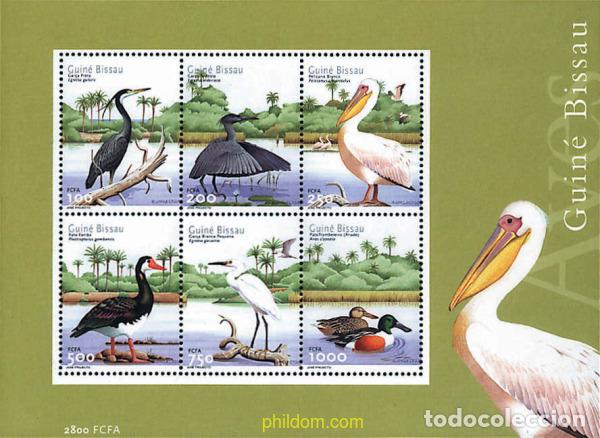 Selos: 77542 MNH GUINEA BISSAU 2001 AVES