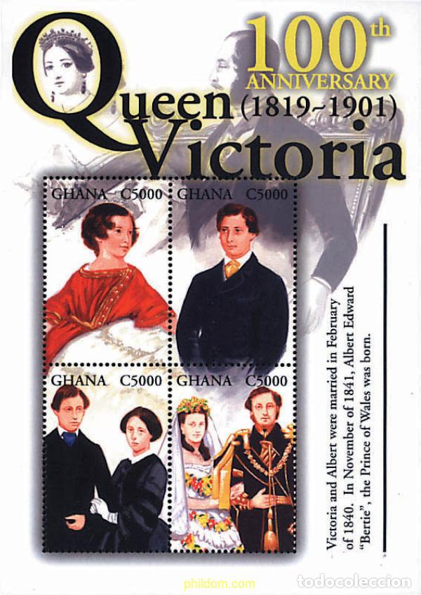 Sellos: 318115 MNH GHANA 2001 CENTENARIO DE LA MUERTE DE LA REINA VICTORIA