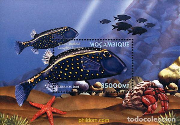 Sellos: 345906 MNH MOZAMBIQUE 2001 CRIATURAS DE LAS PROFUNDIDADES