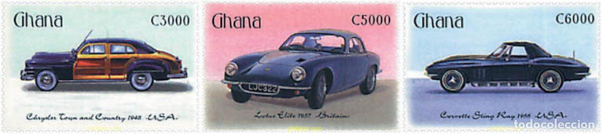 Sellos: 362721 MNH GHANA 2001 70 A&Ntilde;OS DORADOS DE LOS COCHES CLASICOS