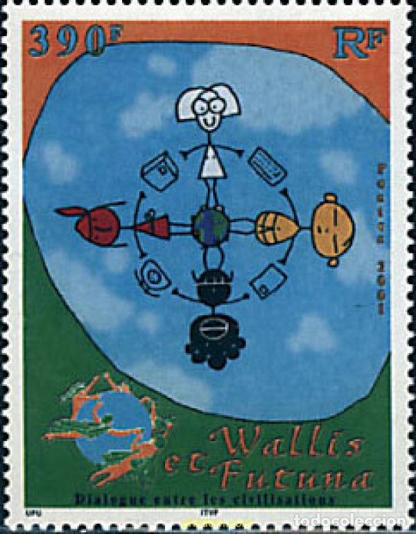 Sellos: 88766 MNH WALLIS Y FUTUNA 2001 A&Ntilde;O INTERNACIONAL DEL DIALOGO ENTRE CIVILIZACIONES