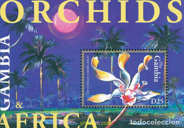 Sellos: 228527 MNH GAMBIA 2001 ORQUIDEAS DE GAMBIA