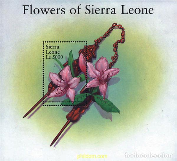 Sellos: 362311 MNH SIERRA LEONA 2002 FLORES DE SIERRA LEONA