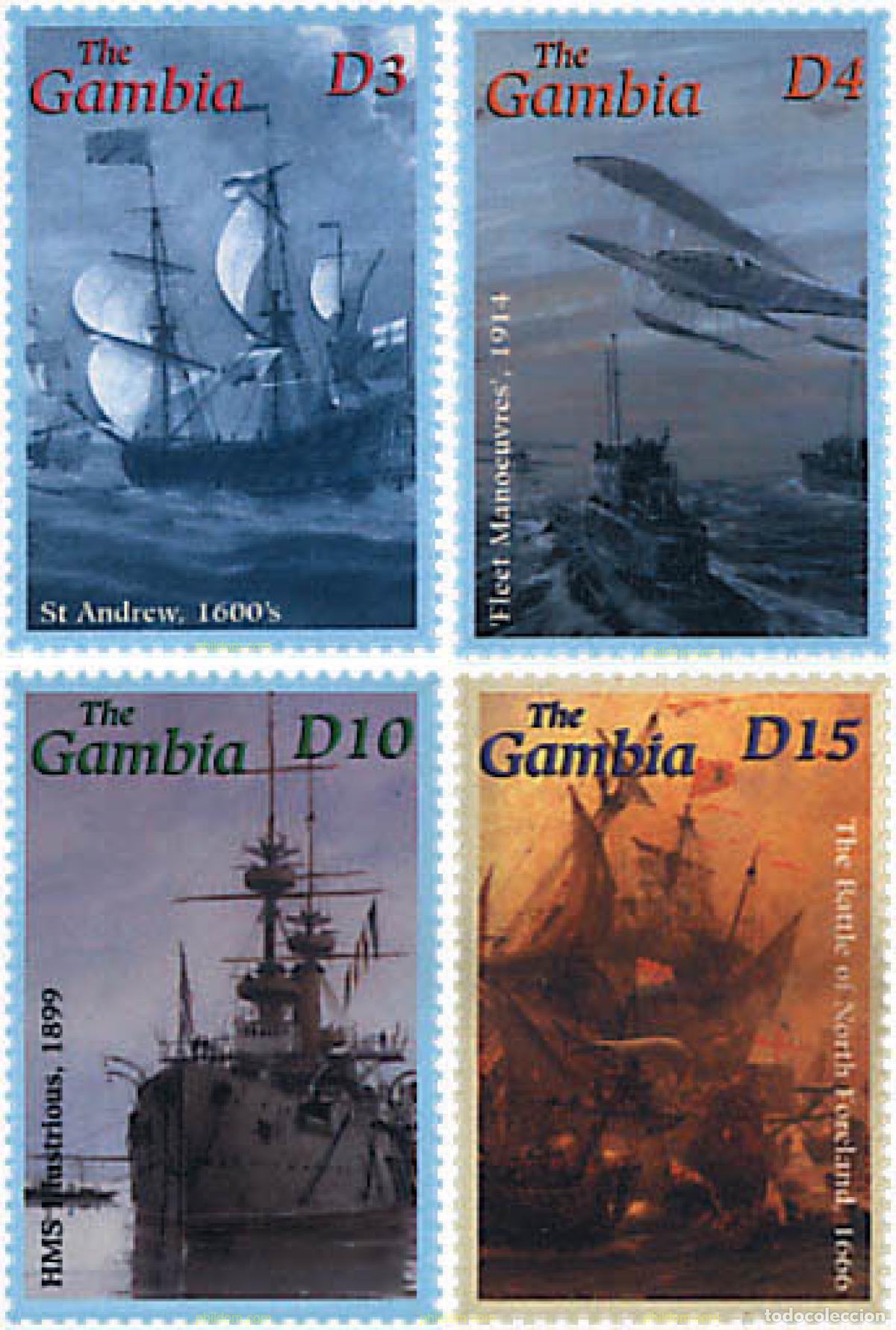 Sellos: 82985 MNH GAMBIA 2001 LA ROYAL NAVY
