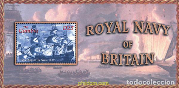 Sellos: 214661 MNH GAMBIA 2001 LA ROYAL NAVY