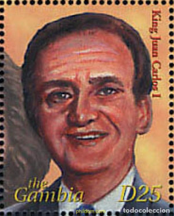 Sellos: 571377 MNH GAMBIA 2001 MONARCAS EUROPEOS